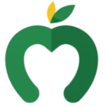 manzana verde comida saludable android application logo